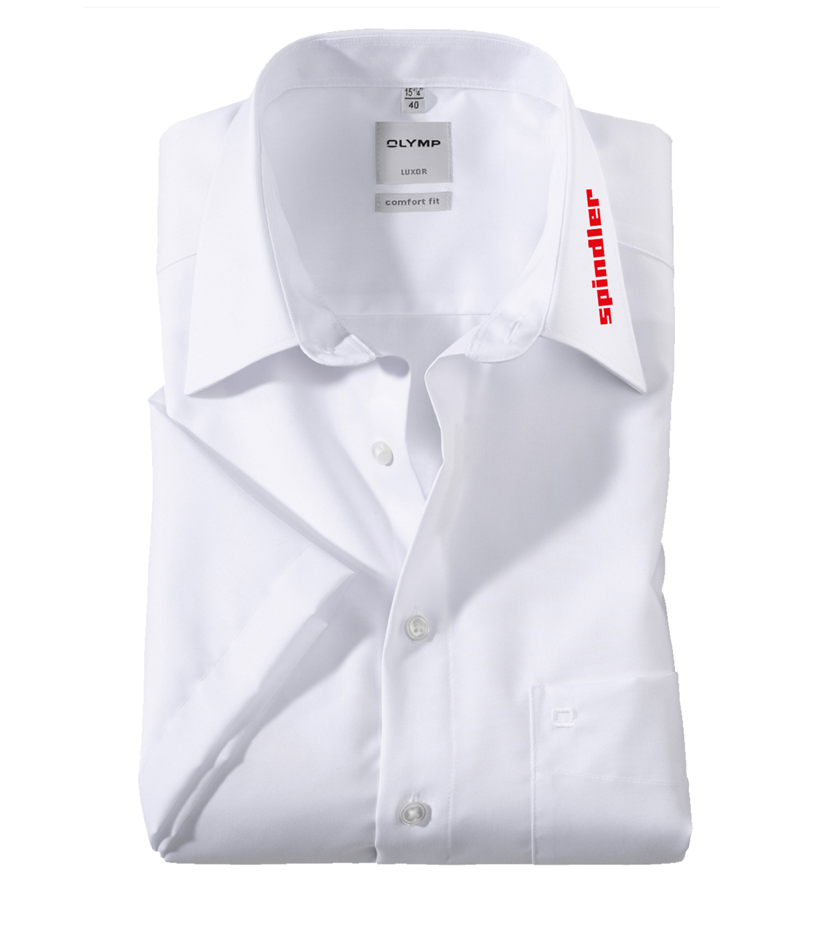 02501200 Spindler Herren Hemd Luxor weiss Comfort Fit, halbarm