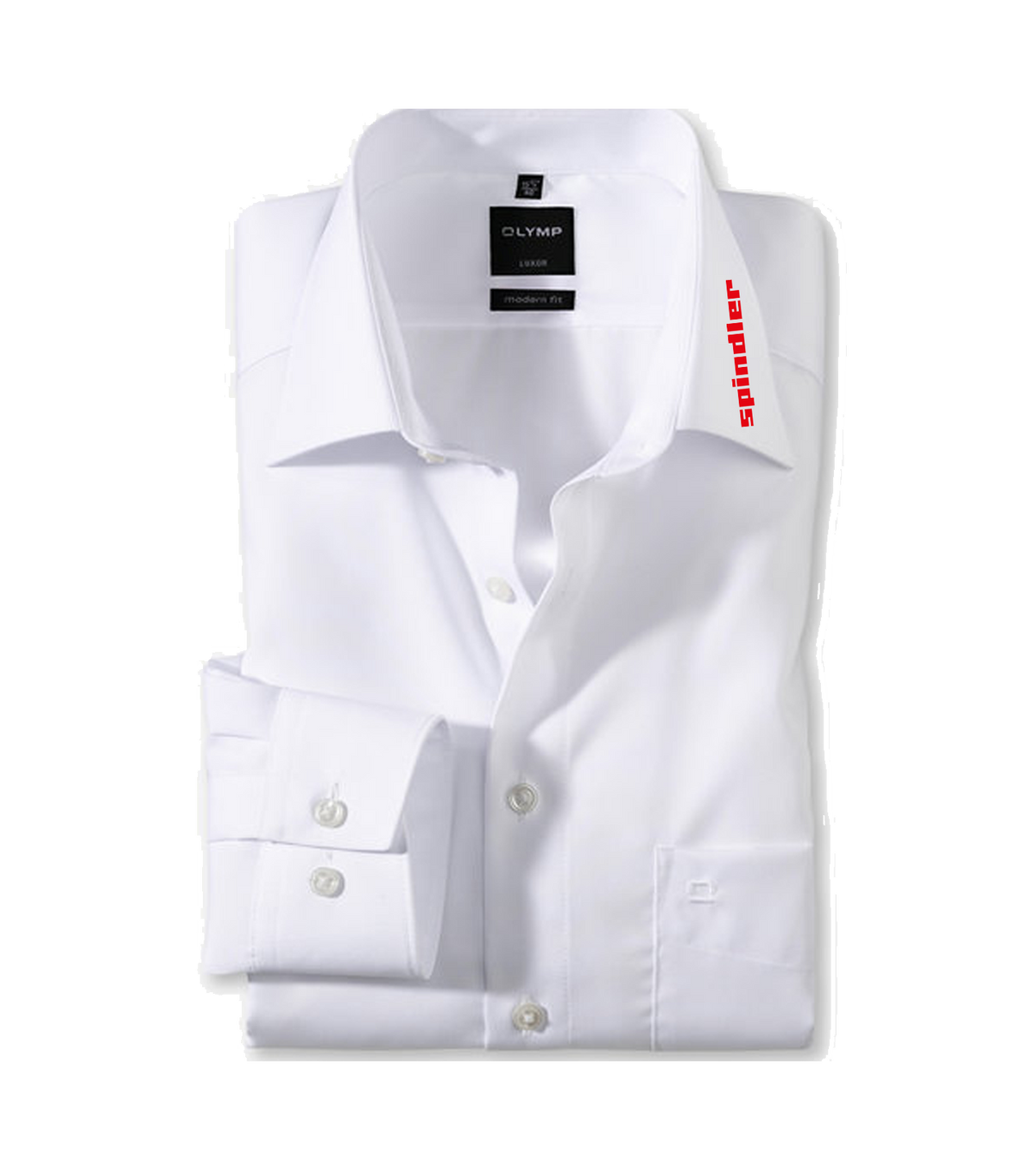 03006400 Spindler Herren Hemd Luxor weiss Modern Fit