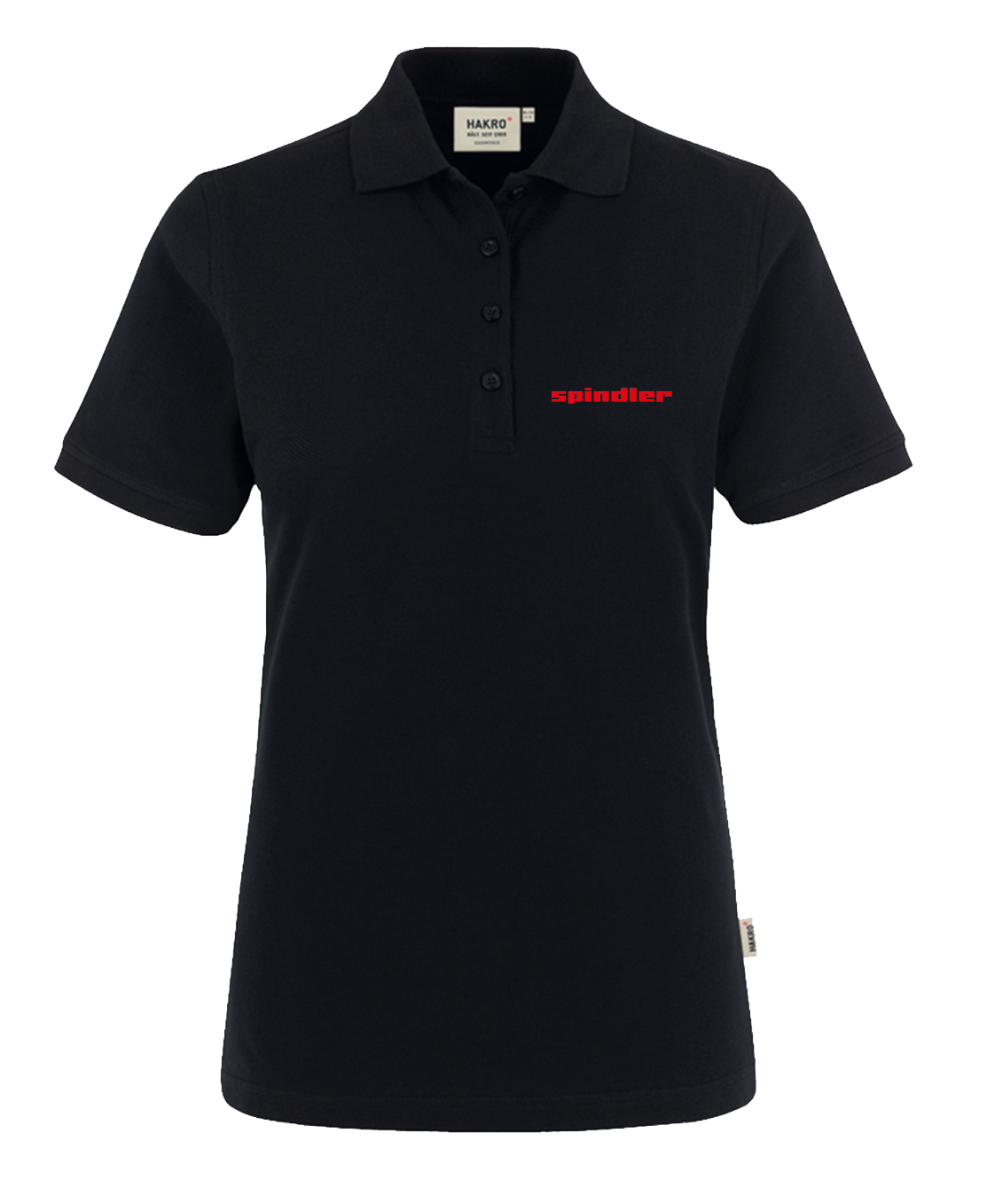 110 Spindler Damen-Polo schwarz