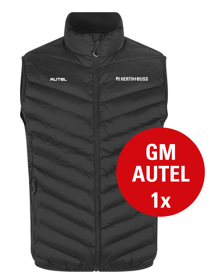 Autel-GM 0892 H+B Herren Weste Schwarz