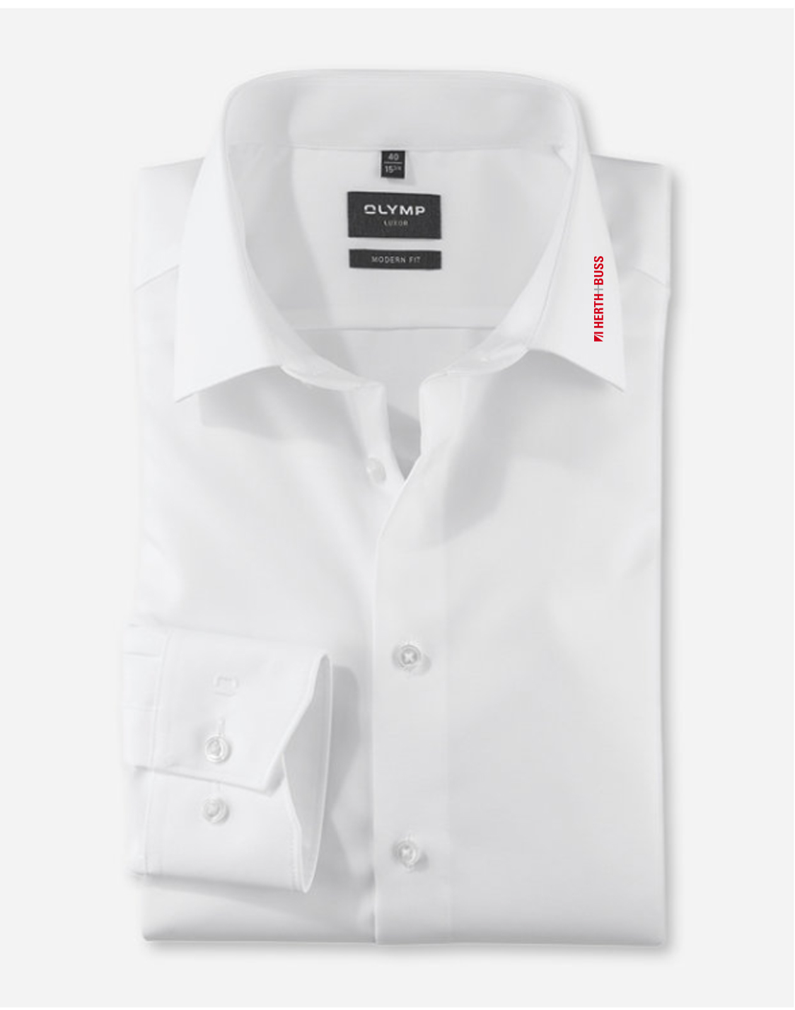 Innendienst 03006400 H+B Herren Hemd Luxor weiss Modern Fit