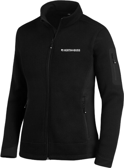 WAD 79596 H+B Strick-Fleecejacke Marieke Schwarz