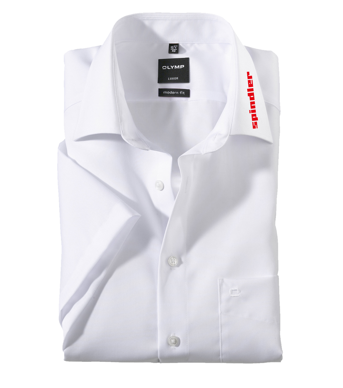 03001200 Spindler Herren Hemd Luxor weiss modern fit New Kent, halbarm